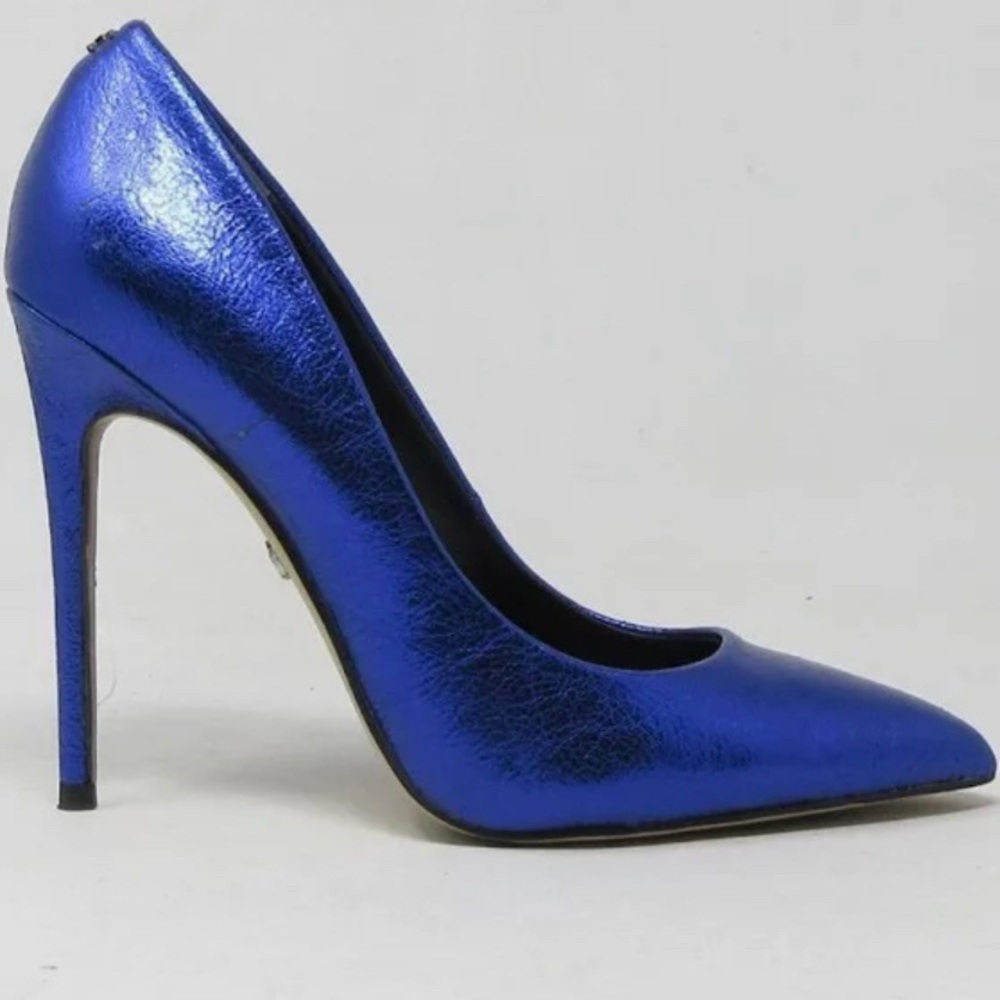 Sam Edelman Metallic Blue Dana Heels